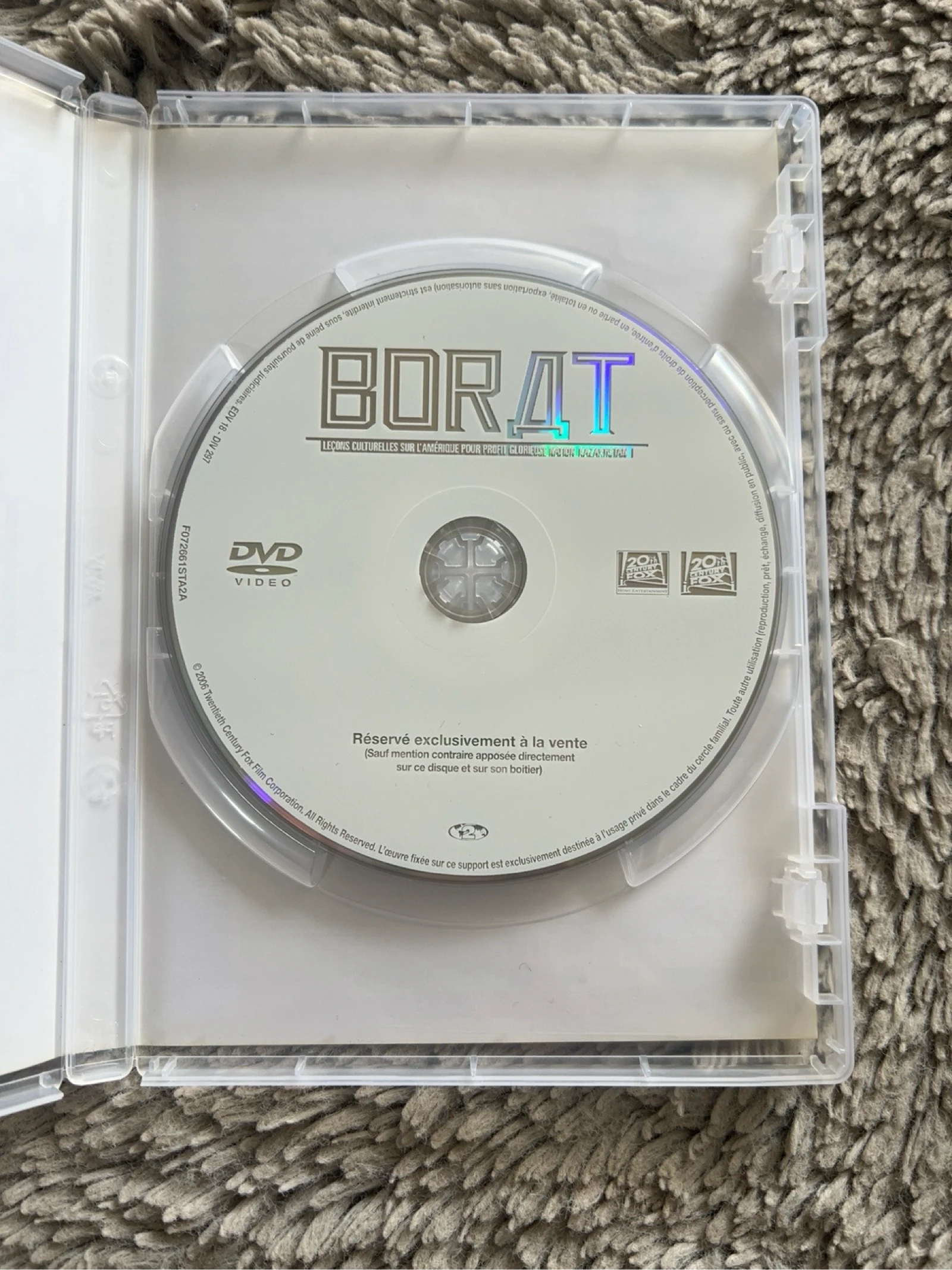 DVD Borat – Sacha Baron Cohen – Cult Comedy – Very Good Condition – photo 3